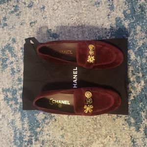 CHANEL | Plain Toe Unisex Logo Loafer & Moccasin Shoes